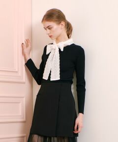 allureville / アルアバイル ニット・セーター | 【LOULOU WILLOUGHBY】シシュウボウタイリブプルオーバー