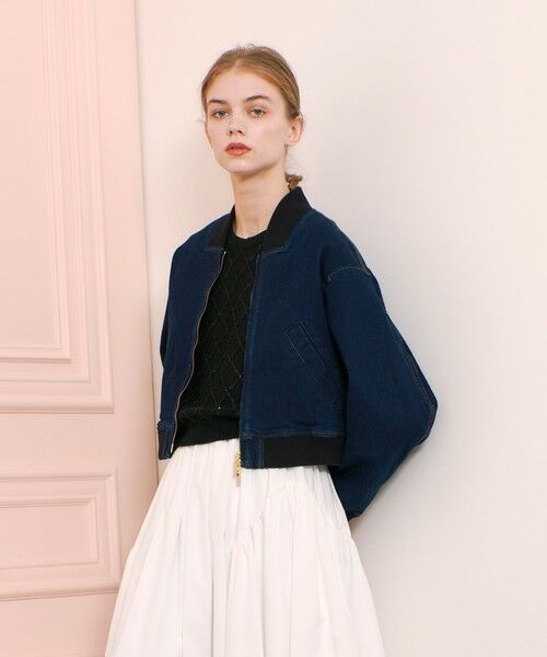 allureville / アルアバイル ブルゾン | 【LOULOU WILLOUGHBY】デニムブルゾン | 詳細2