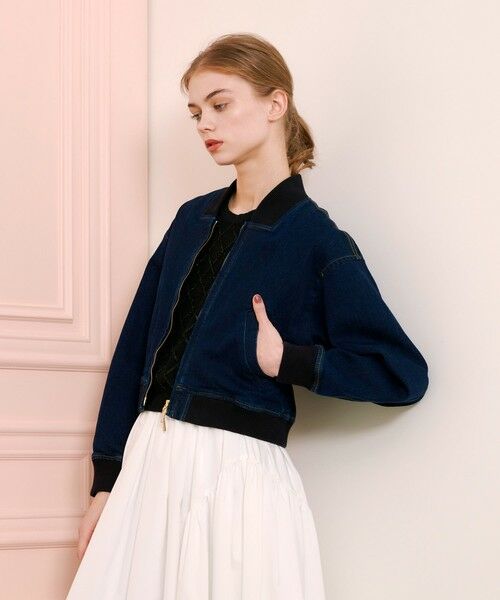allureville / アルアバイル ブルゾン | 【LOULOU WILLOUGHBY】デニムブルゾン | 詳細3