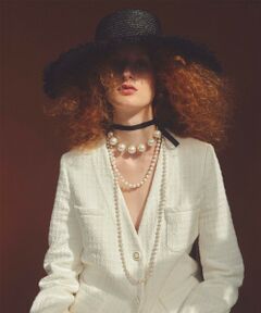 allureville / アルアバイル ハット | 【LOULOU WILLOUGHBY】フリンジブリムストローハット