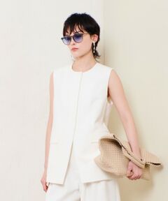allureville / アルアバイル ベスト | リネン混ジレ