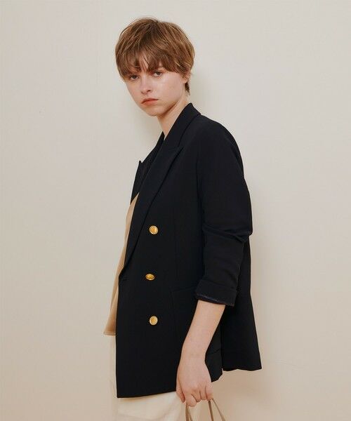 allureville / アルアバイル テーラードジャケット | レノクロスダブルブレストジャケット | 詳細1