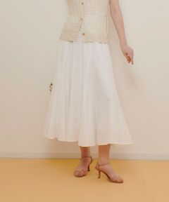 allureville / アルアバイル ミニ・ひざ丈スカート | ライトタンブラーガゼットフレアスカート