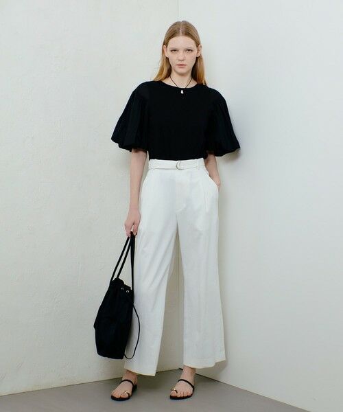 allureville / アルアバイル その他パンツ | シェルタリングタックワイドパンツ | 詳細3