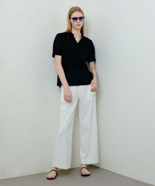 allureville / アルアバイル その他パンツ | シェルタリングタックワイドパンツ | 詳細4