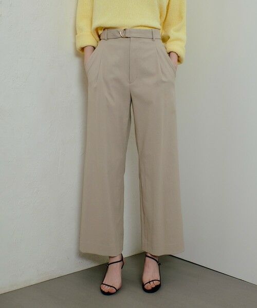 allureville/アルアバイル シェルタリングタックワイドパンツ ベージュ (11) 02(M) allureville/アルアバイル シェルタリングタックワイドパンツ ベージュ (11) 02(M)