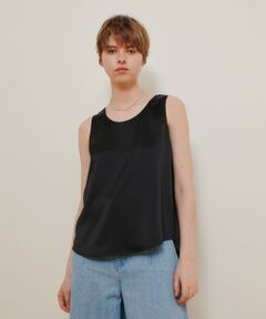 allureville / アルアバイル シャツ・ブラウス | サテンタンクブラウス