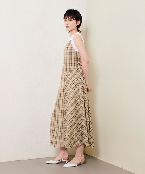 allureville / アルアバイル ミニ丈・ひざ丈ワンピース | チェックバックコンシャスキャミワンピース | 詳細2