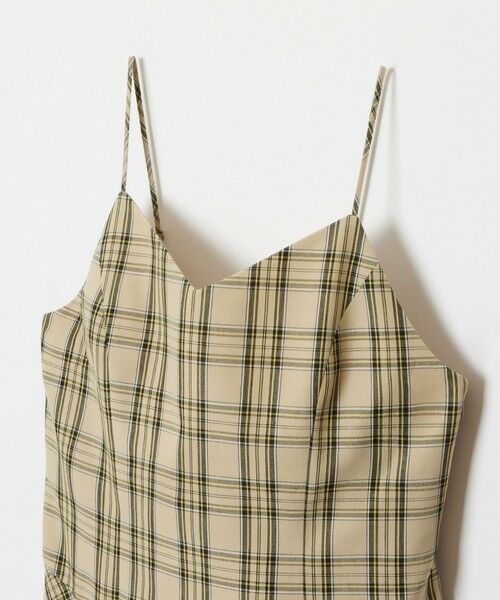 allureville / アルアバイル ミニ丈・ひざ丈ワンピース | チェックバックコンシャスキャミワンピース | 詳細7