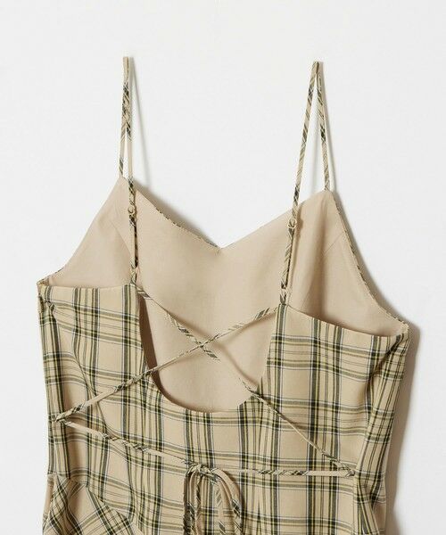 allureville / アルアバイル ミニ丈・ひざ丈ワンピース | チェックバックコンシャスキャミワンピース | 詳細8
