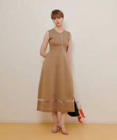 allureville / アルアバイル ドレス | ◇ウエストマークリブワンピース