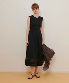 allureville / アルアバイル ドレス | ◇ウエストマークリブワンピース