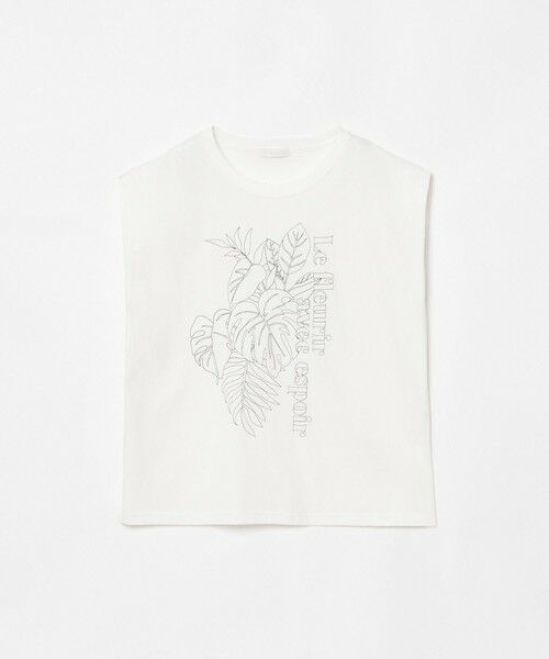 allureville / アルアバイル カットソー | ボタニカル刺繍Tシャツ | 詳細2
