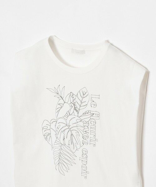 【mame kurogouchi】ボタニカル 刺繍 Tシャツ mame kurogouchi】ボタニカル 刺繍 Tシャツ Mame Kurogouchi