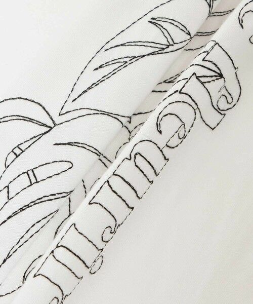 allureville / アルアバイル カットソー | ボタニカル刺繍Tシャツ | 詳細7