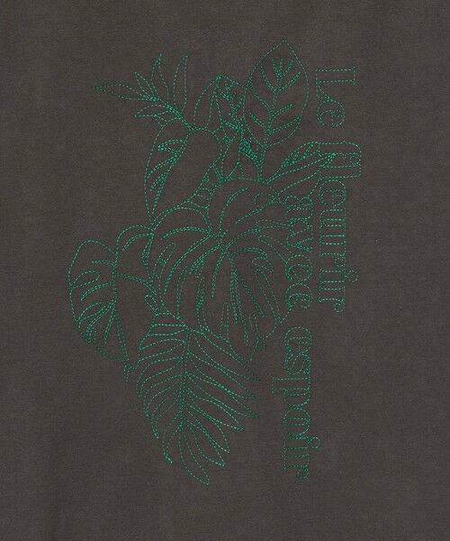 allureville / アルアバイル カットソー | ボタニカル刺繍Tシャツ | 詳細12
