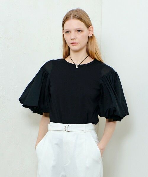 allureville / アルアバイル カットソー | フライスコンビボリュームスリーブプルオーバー | 詳細11
