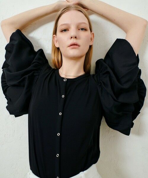 allureville / アルアバイル カットソー | フライスコンビボリュームスリーブプルオーバー | 詳細14