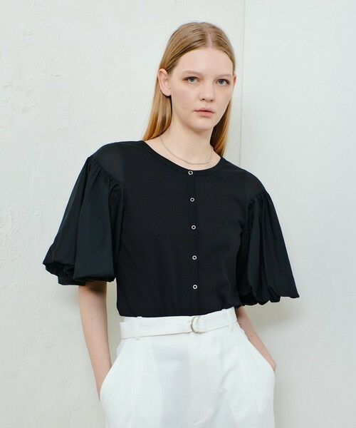 allureville / アルアバイル カットソー | フライスコンビボリュームスリーブプルオーバー | 詳細15