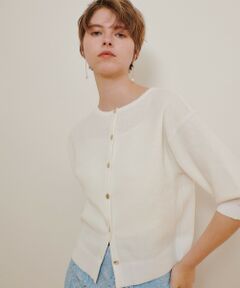 LOULOU WILLOUGHBY】シフォンパピエメッシュプルオーバー