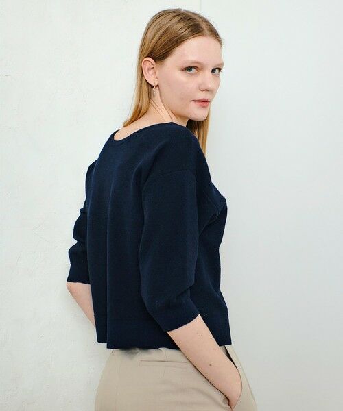 allureville / アルアバイル ニット・セーター | リネンシャーベット2WAY プルオーバー | 詳細20
