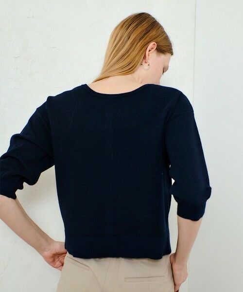 allureville / アルアバイル ニット・セーター | リネンシャーベット2WAY プルオーバー | 詳細21