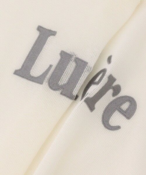 allureville / アルアバイル ニット・セーター | エンブロイダリーロゴニットＴ | 詳細2