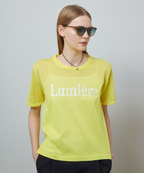 allureville / アルアバイル ニット・セーター | エンブロイダリーロゴニットＴ | 詳細3