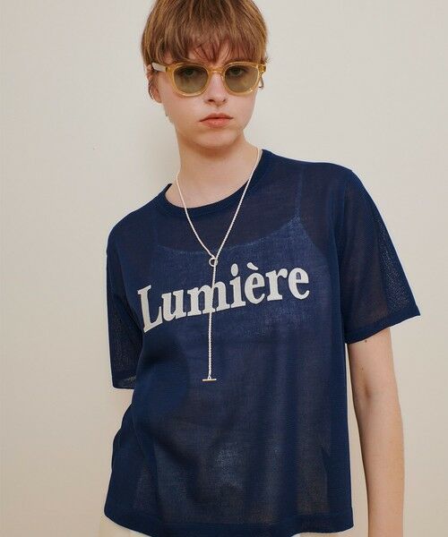 allureville / アルアバイル ニット・セーター | エンブロイダリーロゴニットＴ | 詳細10