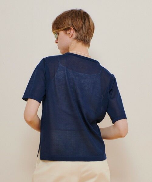 allureville / アルアバイル ニット・セーター | エンブロイダリーロゴニットＴ | 詳細12