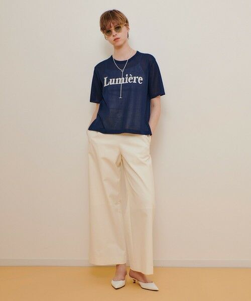 allureville / アルアバイル ニット・セーター | エンブロイダリーロゴニットＴ | 詳細13