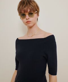 allureville / アルアバイル ニット・セーター | 2WAY ネック5分袖プルオーバー