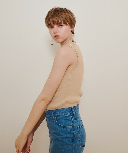 allureville / アルアバイル ニット・セーター | バック釦プルオーバー | 詳細8