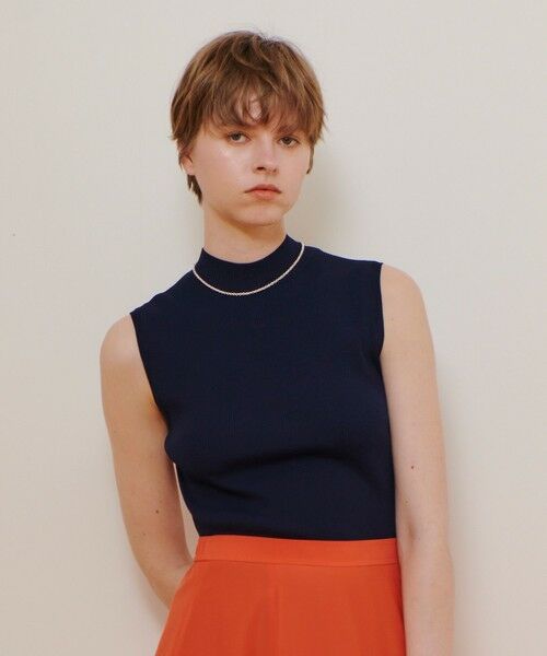 allureville/アルアバイル バック釦プルオーバー ネイビー (65) 02(M) allureville/アルアバイル バック釦プルオーバー ネイビー (65) 02(M)