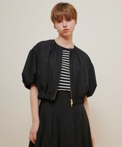 allureville / アルアバイル ブルゾン | マットタフタショートブルゾン