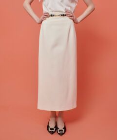 allureville / アルアバイル ミニ・ひざ丈スカート | 【LOULOU WILLOUGHBY】カメリアポンチタイトスカート