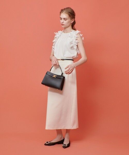 allureville / アルアバイル ミニ・ひざ丈スカート | 【LOULOU WILLOUGHBY】カメリアポンチタイトスカート | 詳細3