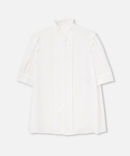 allureville / アルアバイル シャツ・ブラウス | 【LOULOU WILLOUGHBY】アムンゼンプチフリルブラウス(ホワイト (01))