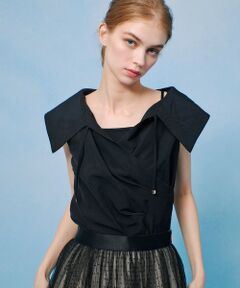 allureville / アルアバイル シャツ・ブラウス | 【LOULOU WILLOUGHBY】グログランセーラーブラウス