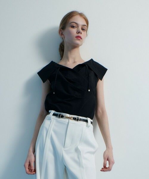 allureville / アルアバイル シャツ・ブラウス | 【LOULOU WILLOUGHBY】グログランセーラーブラウス | 詳細11