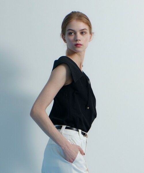 allureville / アルアバイル シャツ・ブラウス | 【LOULOU WILLOUGHBY】グログランセーラーブラウス | 詳細13