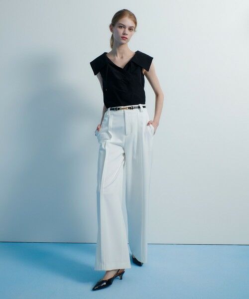 allureville / アルアバイル シャツ・ブラウス | 【LOULOU WILLOUGHBY】グログランセーラーブラウス | 詳細15