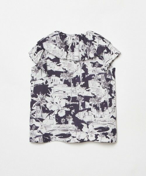 allureville / アルアバイル シャツ・ブラウス | 【LOULOU WILLOUGHBY】サマーナイトプリントフリルブラウス | 詳細6