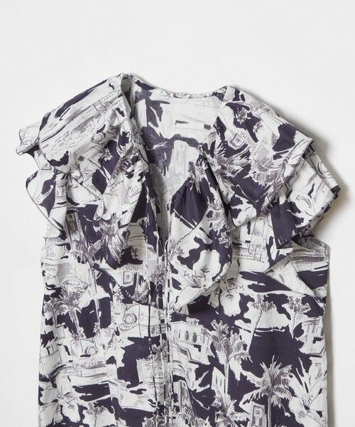 allureville / アルアバイル シャツ・ブラウス | 【LOULOU WILLOUGHBY】サマーナイトプリントフリルブラウス | 詳細8