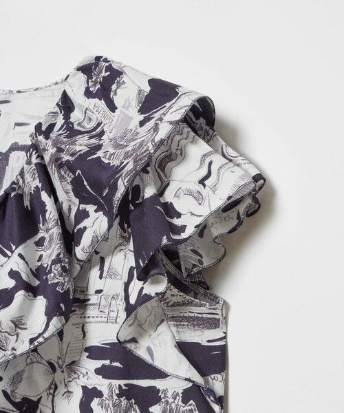 allureville / アルアバイル シャツ・ブラウス | 【LOULOU WILLOUGHBY】サマーナイトプリントフリルブラウス | 詳細9
