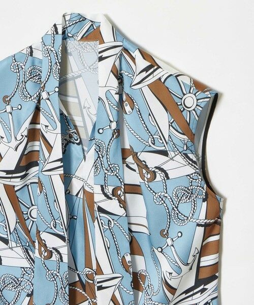 allureville / アルアバイル その他トップス | 【LOULOU WILLOUGHBY】RATTI マリーナプリントブラウス | 詳細12