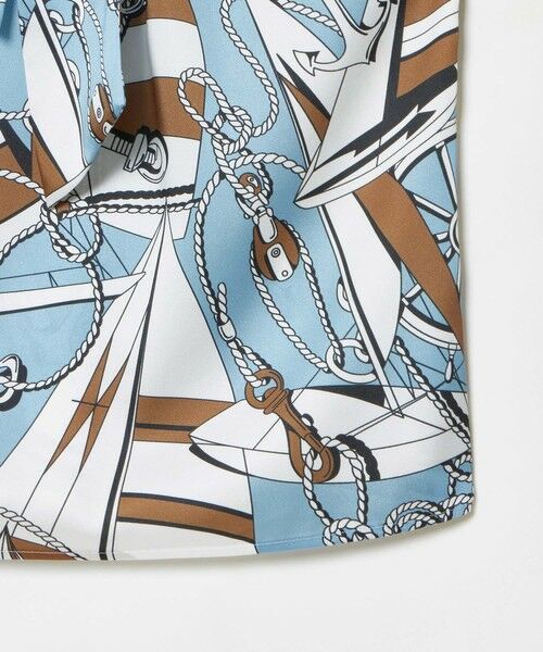 allureville / アルアバイル その他トップス | 【LOULOU WILLOUGHBY】RATTI マリーナプリントブラウス | 詳細13