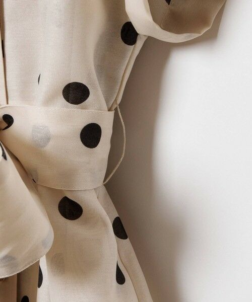 allureville / アルアバイル ロング・マキシ丈ワンピース | 【LOULOU WILLOUGHBY】オーガンドットウエストリボンワンピース | 詳細14