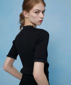 allureville / アルアバイル ニット・セーター | 【LOULOU WILLOUGHBY】ハーフチューブラーリブニット