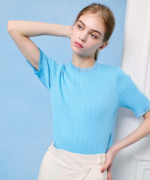 allureville / アルアバイル ニット・セーター | 【LOULOU WILLOUGHBY】ハーフチューブラーリブニット | 詳細9